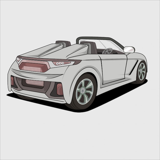 スポーツ車のイラスト