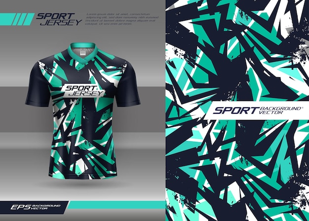 Sportjersey abstract textuurontwerp voor sublimatie voetbal racen gaming motorcross fietsen