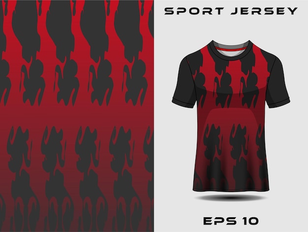 Sportjersey ontwerp grunge voor teamuniformen voetbaltrui racetrui