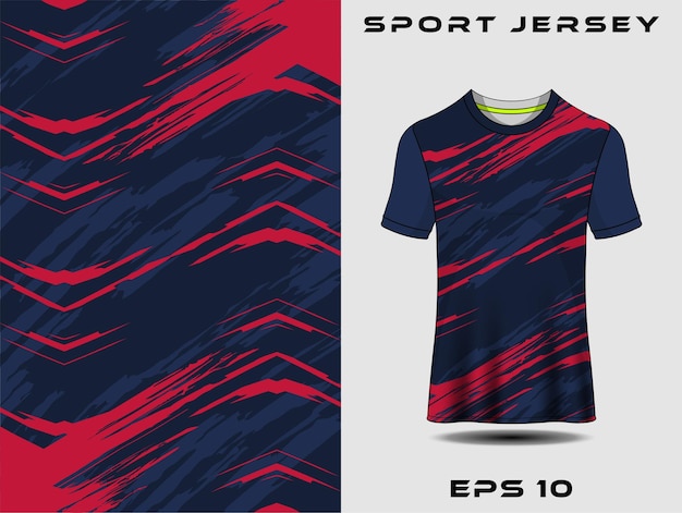 Sportjersey ontwerp grunge voor teamuniformen voetbaltrui racetrui