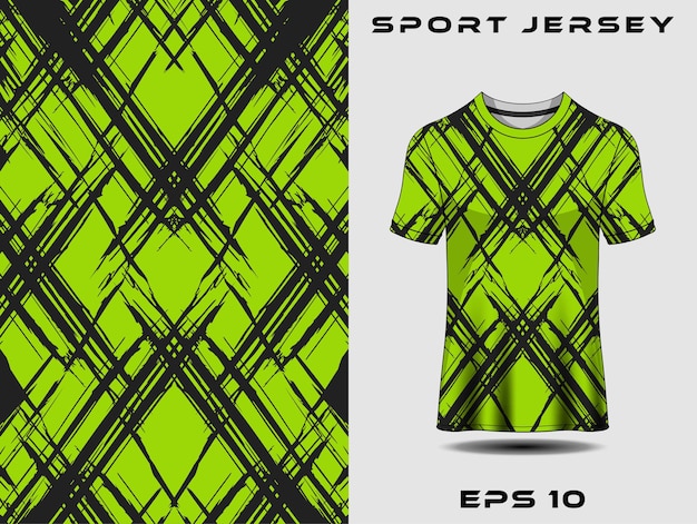 Sportjersey ontwerp grunge voor teamuniformen voetbaltrui racetrui