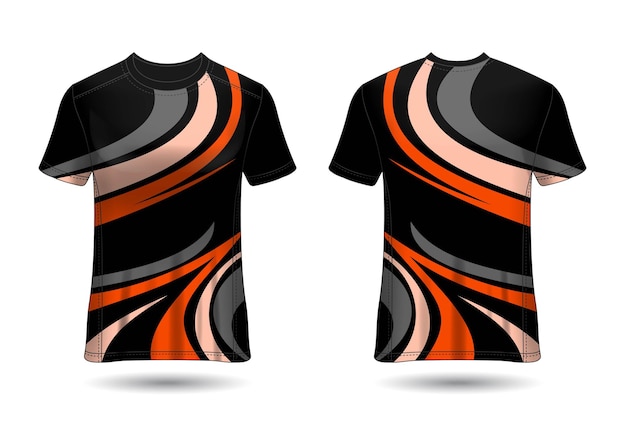 Sportjersey sjabloon voor teamuniformen vector