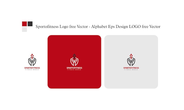 Vettore logo sportofitness alfabeto vettoriale gratuito eps design logo vettoriale gratuito