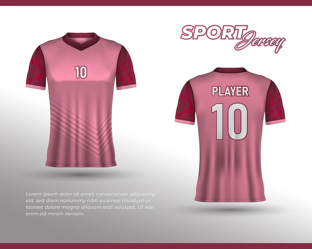 Sportrace-jerseyontwerp T-shirt vooraan achteraan