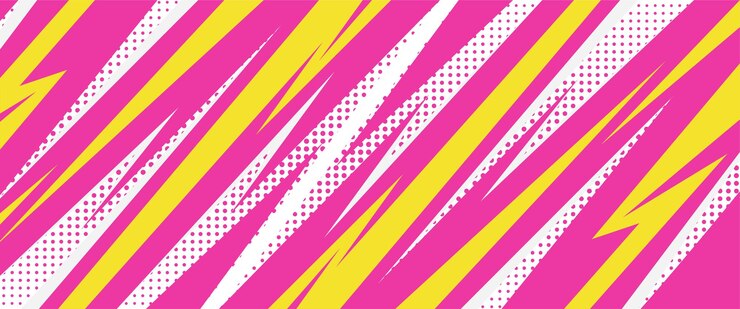 Vector sports abstract background with pink and yellow dot texture for banners posters covers sports