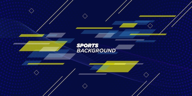 Vector sports background modern design