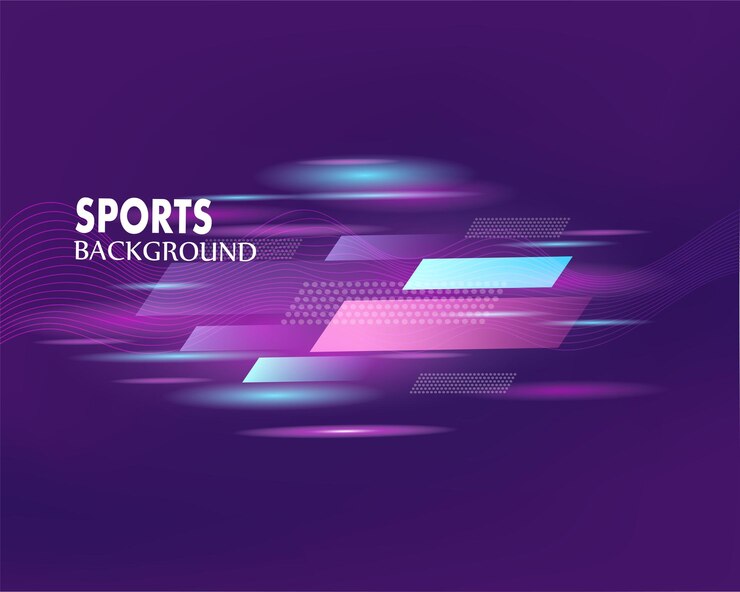 Vector sports background in the style of speed effect