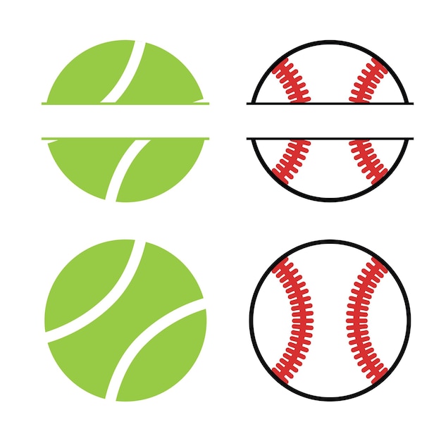 Vector sports ball svg vector design