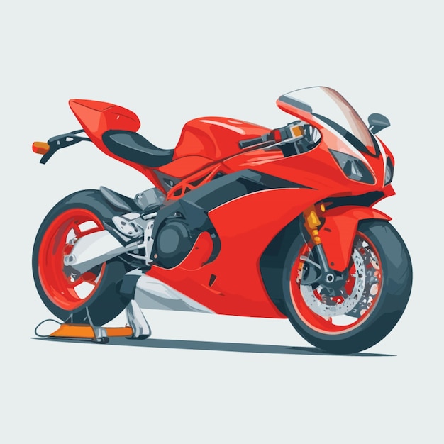 Sports bike vector on a white background