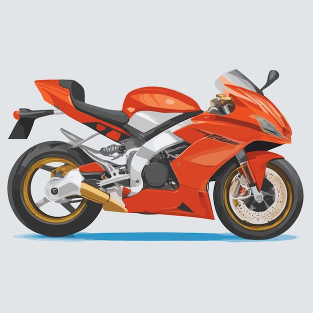 Sports bike vector on a white background