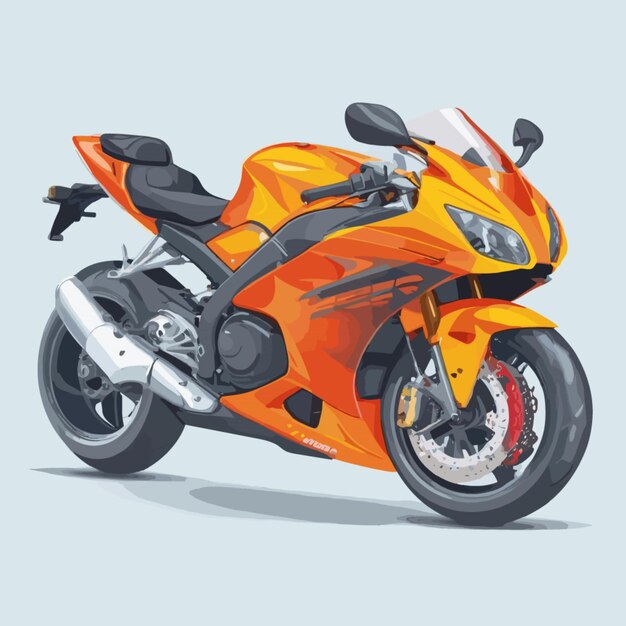 Vector sports bike vector on a white background