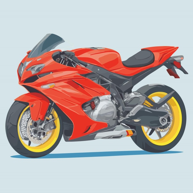 Sports bike vector on a white background