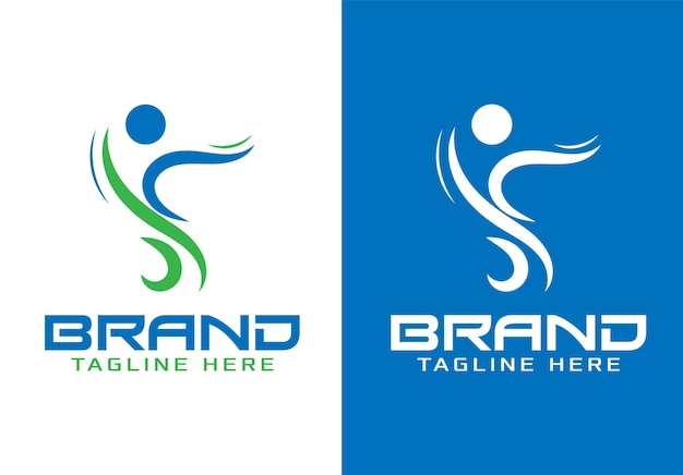 Sports Brand Logo Design Vector