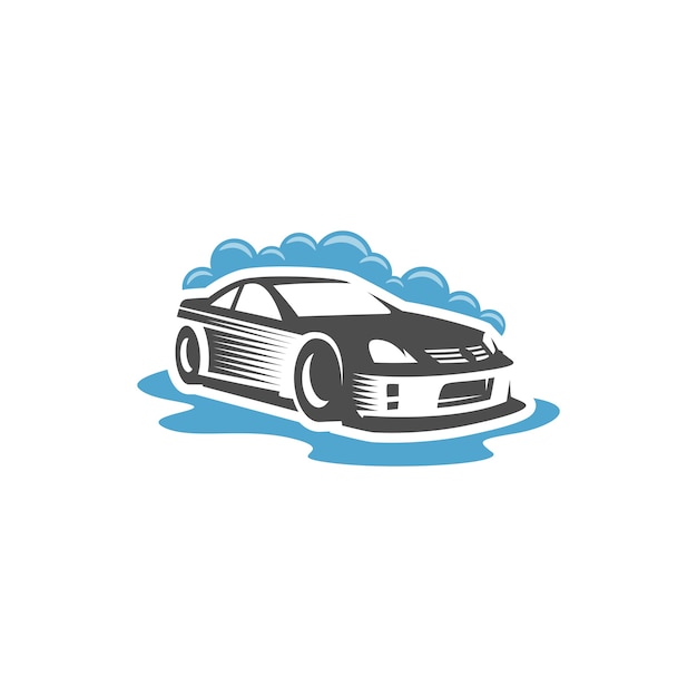 Sports car logo template or icon