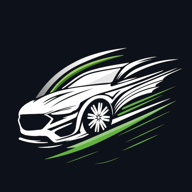 Sports Car Logo Vector