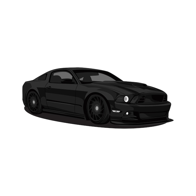 Vector sports car modern realistic vector illustration