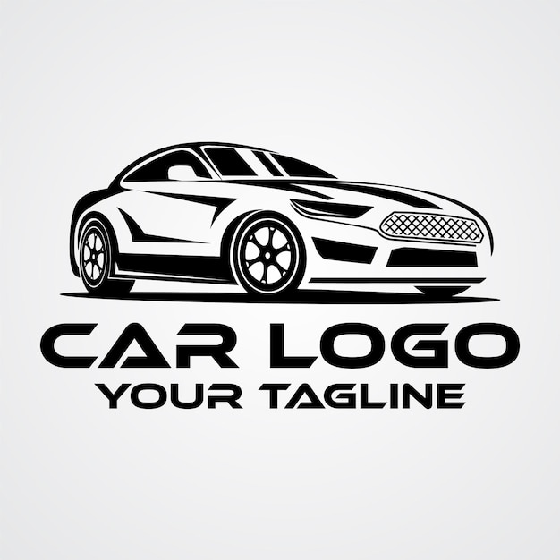 Sports Car Silhouette Logo Design Sports Car Vector