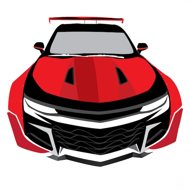 Vector sports car vector illustration