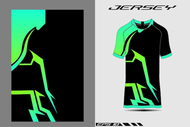 Sports design for racing, jersey, cycling, football, gaming, motocross