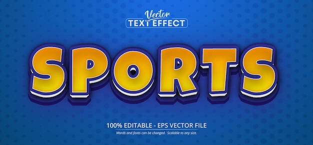 Sports editable text effect desig