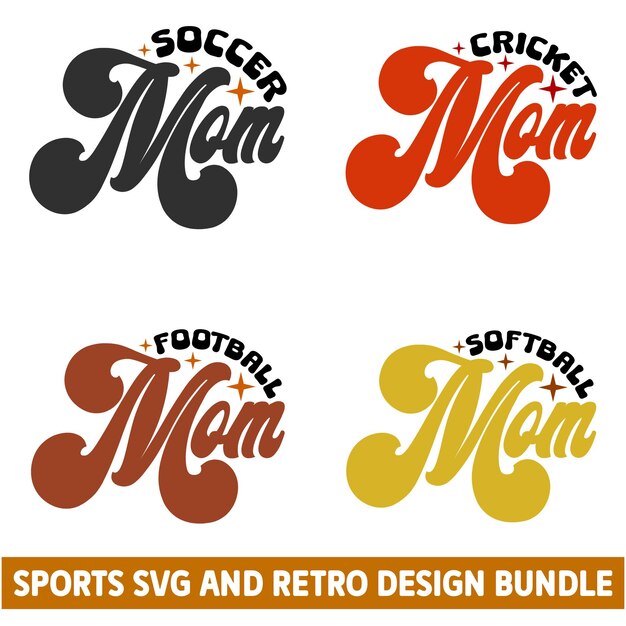 Sports Football SVG Design Bundle File Digital Download