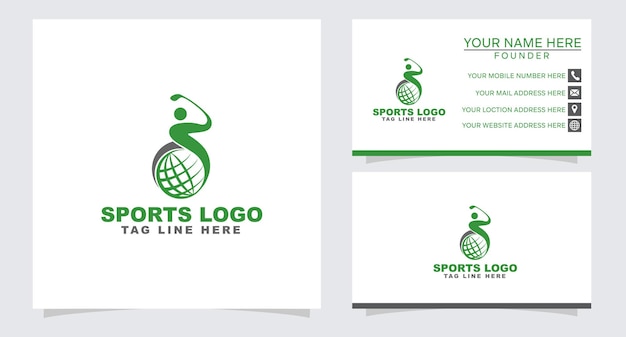 sports golf logo design