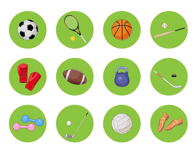 Vector sports icon set