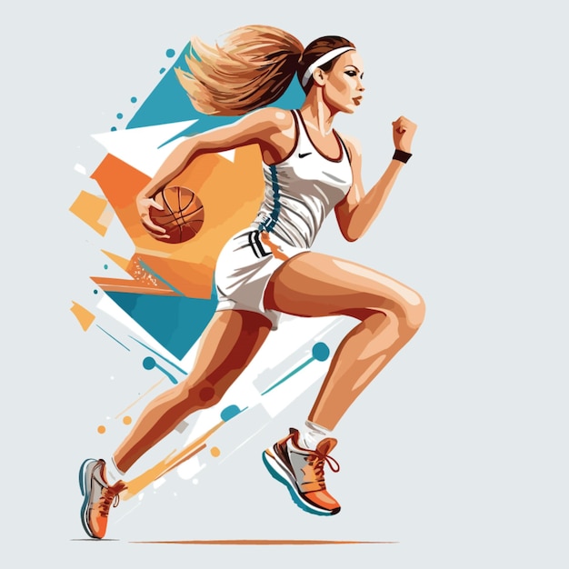 Sports illustration vector