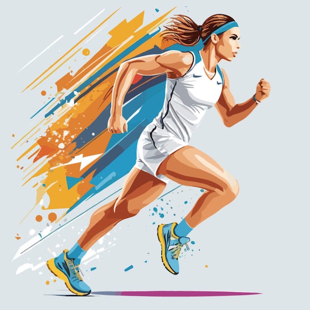 Sports illustration vector