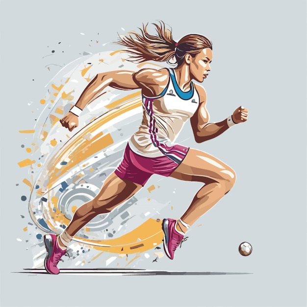 Sports illustration vector