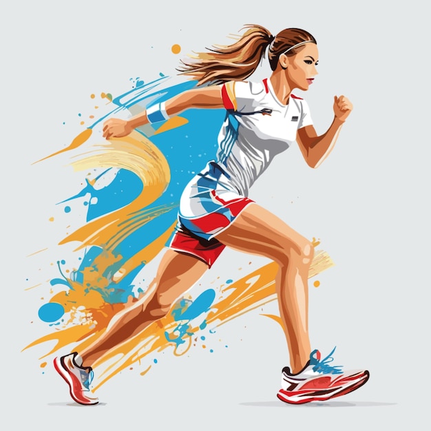 Sports illustration vector