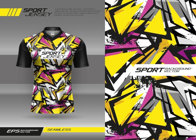 Sports jersey abstract texture design for sublimation football racing gaming motocross cycling