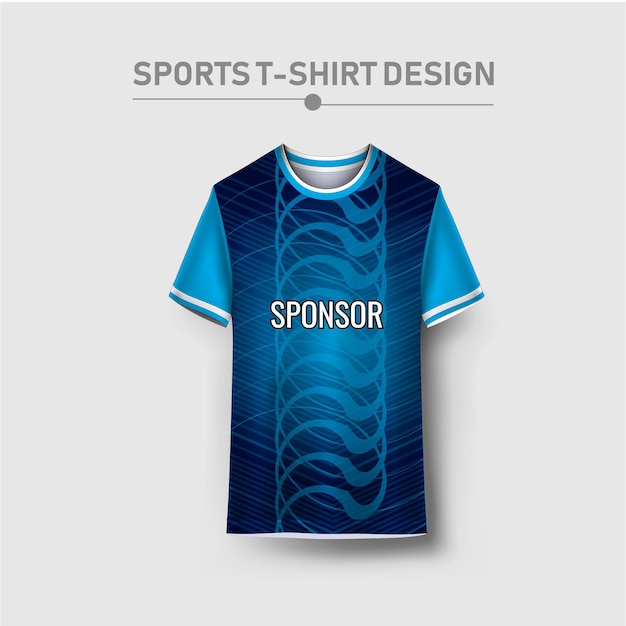 Sports jersey and background design