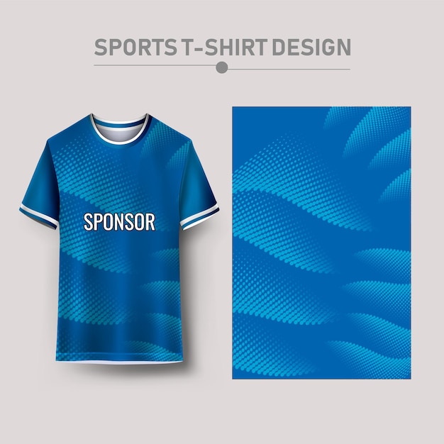 Sports jersey and background Design