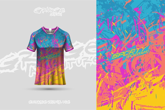 Vettore disegno di maglie sportive per calcio, corse, giochi, maglie di sfondo, design di avvolgimento di poster, ecc.