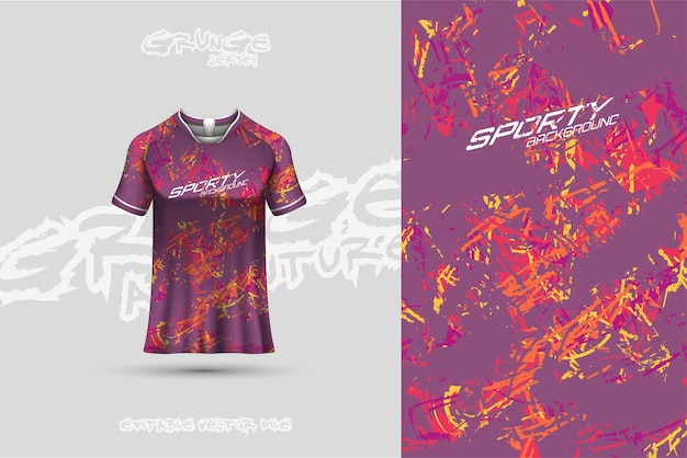 Vettore disegno di maglie sportive per calcio, corse, giochi, maglie di sfondo, design di avvolgimento di poster, ecc.