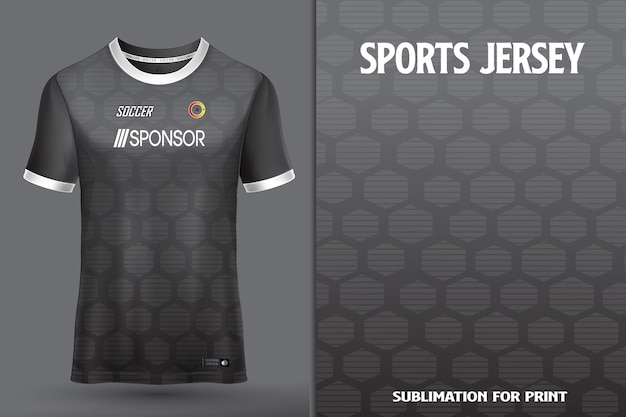 Design della maglia sportiva per la sublimazione