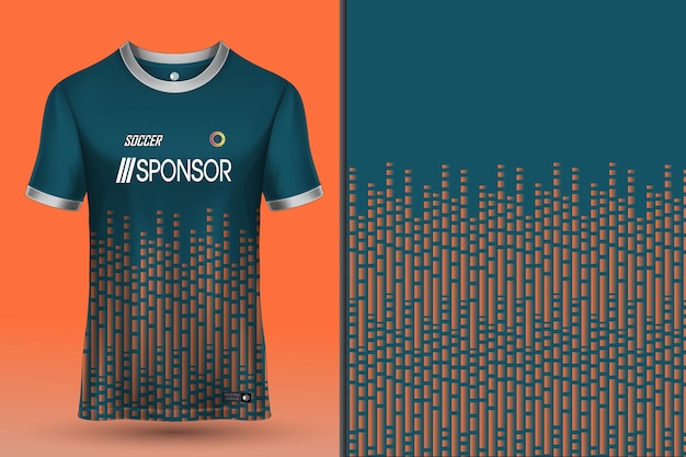 Design della maglia sportiva per la sublimazione