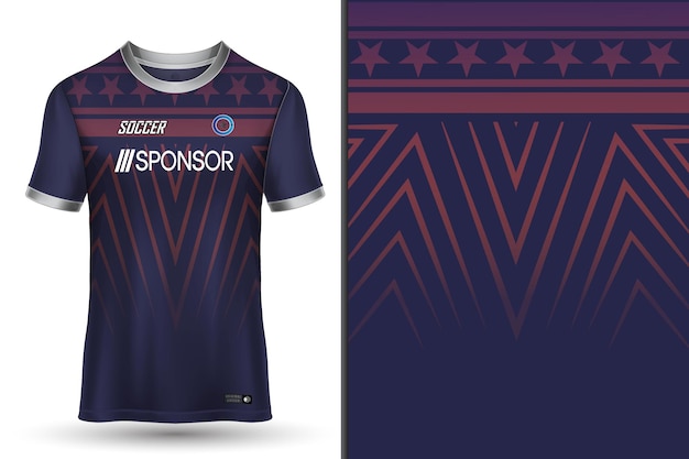 Sports jersey design for sublimation