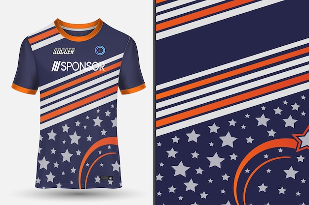 Sports jersey design for sublimation