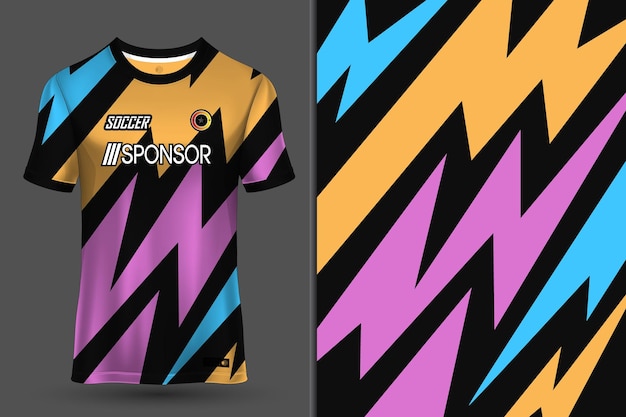 Sports jersey design for sublimation