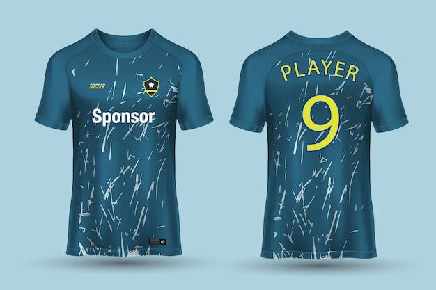 Design della maglia sportiva per la sublimazione