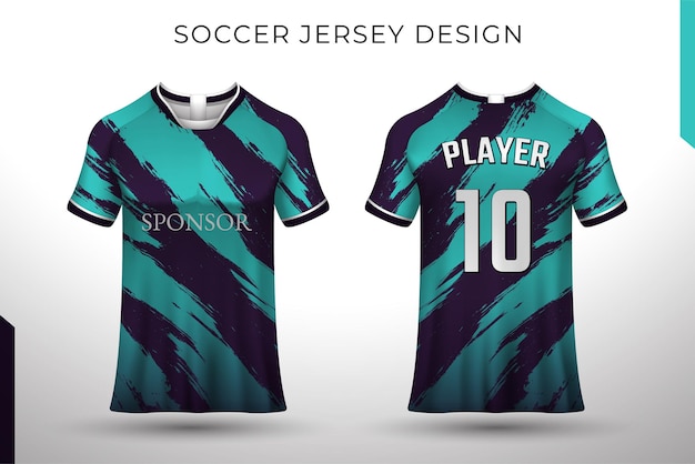 Vector sports jersey design t-shirt for racing, football, gaming, motocross, cycling. mockup vector design