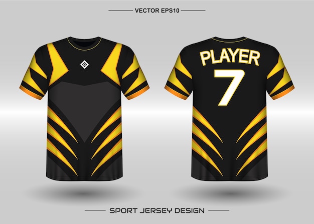 Premium Vector  Sports jersey design template for soccer team