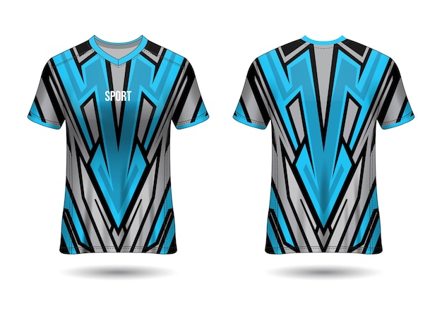 Sports Jersey Design Template for Team Uniforms