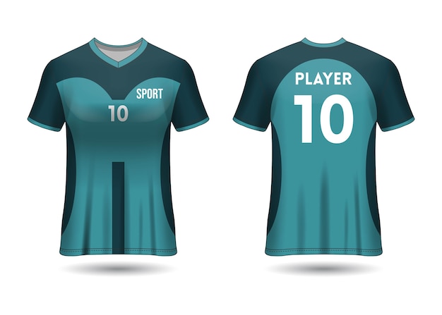 Sports Jersey Design Template for Team Uniforms