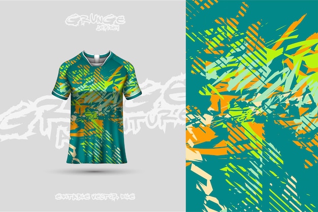 Vettore vettore di progettazione di maglie sportive disegno sportivo per poster di sfondo maglia di gioco di corse di calcio vettore