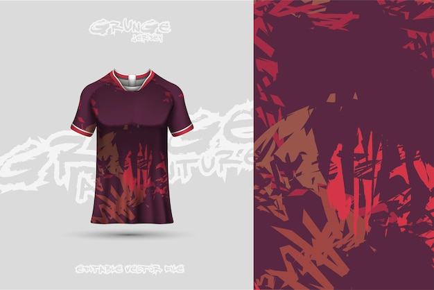Sports jersey design vector Sports design for background poster football racing gaming jersey Vector