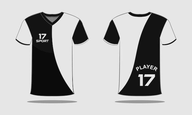 Sports jersey and t-shirt template sports jersey design. Sports design for football, racing, gaming