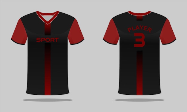 Sports jersey and t-shirt template sports jersey design. Sports design for football, racing, gaming